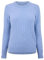 Jack Wills Womens Tinsbury Merino Wool Sweater Cable Knitted Soft Blue M