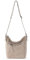 The Sak Ashland Crossbody Purse - Damen Leder Handtasche für Alltag & Reise - Crossbody mit verstellbarem Schultergurt, Sandfarbenes Wildleder, Medium