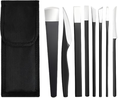 Juego de Cuchillos de Pedicura Profesional, 8 Pcs Raspador de Pie Cuchilla de Piel Muerta, Cuchillas Para Callos Pies Bisturi Para Callos, Herramienta Bisturí Podologo Cortacallos De Acero