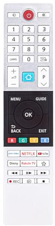 VINABTY CT-8567 30116758 Ersatzfernbedienung Passend für Toshiba Smart 4K UHD HDR LED TV 50UK4D63DB 55UK3C63DB 65UK4D63DB 43UV2363DB 50UV2363DB 55UV2363DG 65UK4D63DB 65UV2363DG