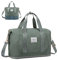 LOVEVOOK Ryanair Handgepäck 40x20x25, Erweiterbare Kleine Reisetasche Handgepäck Tasche für Flugzeug, Faltbare Cabin Travel Bag Weekender Carry On Luggage für Damen Herren, Grün