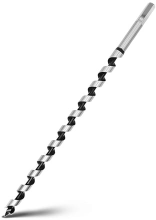 Schlangenbohrer für Holz, Sechskantschaft, Schiffsschneckenbohrer für weiches Holz, Hartholz, Kunststoff, Verbundwerkstoffe und DIY-Projekte, 9/16 Zoll x 35,1 cm