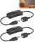 2 Pack 0.3m Versatile USB Switch Cable, On Off Switch Extension Cable USB A Male to Female Switcher Extender Cord Convenient for Driving Recorder LED Strips LED Desk Lamp Small Fan Black