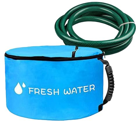 Generico Sewer Pipe Storage Bag | Portable Organizer for | Waterproof Oxford Bag | Double Zipper 19 x 11 x 11 Inches with Handle for Cables and Camping