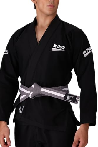 Premium Jiu-Jitsu Gi for Men– Lightweight 450 GSM Pearl-Weave BJJ Kimono, Durable Training & Competition Martial Arts Uniform, Mens BJJ Gi Set with Ripstop Pants