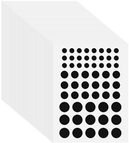 DOPENSPI 114 adesivi bloccanti per fotocamera, 0,6 cm/0,9 cm/0,9 cm/0,3 cm/1,3 cm, copertura per webcam, telefono, fotocamera, blocco per proteggere la tua privacy e sicurezza