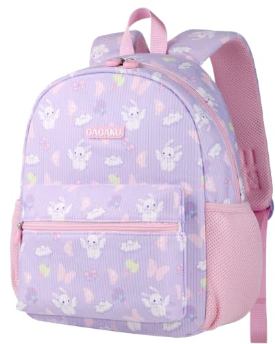 GAGAKU Zainetto per bambine da 2 a 4 anni, mini zainetto per neonate, zainetto per la scuola materna e per i viaggi - Viola