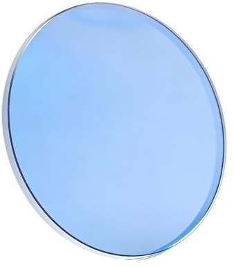 1 Pieza de Cristal de Reloj de Repuesto de Zafiro Doble cúpula AR Azul, Cristal Transparente de 2mm de Espesor for Reloj DIY(33.5mm)