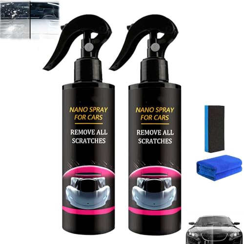 Nurafix Auto Spray Kratzer Entfernen,nurafix kratzer entferner,Nano Spray Auto Kratzer Entfernen,Car Scratch Remover Spray,Quick Effect Coating Agent, Auto-Beschichtungs- Sprays FüR Glanz Und Schutz
