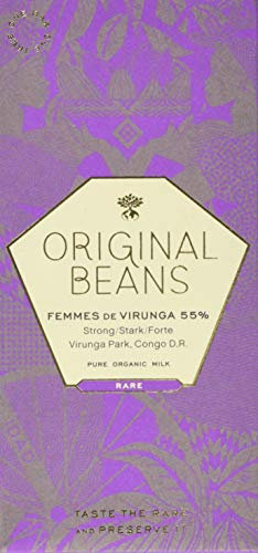 Original Beans Femmes de Virunga 55 %, 2er Pack (2 x 70 g)