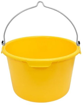 HaWe 140.20 Baueimer Kranbar 20 L, gelb