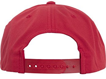 Flexfit Kinder Pro-style Twill Snapback Youth Cap Kape, Rot, XXS EU