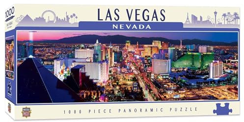 MasterPieces Cityscape Panoramics 1000 Puzzles Collection - Las Vegas 1000 Teile Puzzle