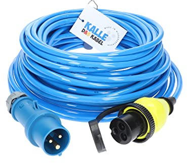 Landanschlusskabel Kalle Extreme Maritim mit Philippi Kupplung 16A 10 Meter