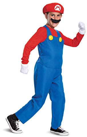 Super Mario Bros DISK10772K Deluxe Super Costume Nintendo, Medium