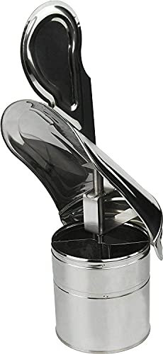 Acero Inoxidable Chimenea Giratorio Capucha Tubo Conducto Giratorio Olla Protector Bombero - 200mm