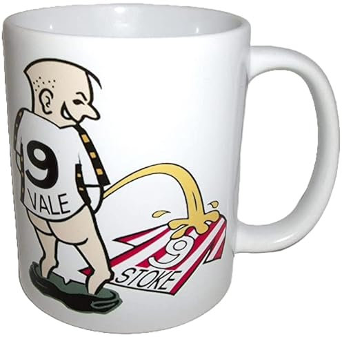 Wee On Funny Football Team Shirt Potteries Fan Rivalry Tea Coffee Mug (Vale (weeing on Stoke))