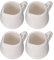 DOITOOL 4pcs Cerámica Creamer Porcelana Café Leche Creamer Jarra de Leche Jarra de Leche con Mango para Hogar y Cocina 50ml