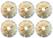Gadget Planet 4.5” 115mm Diamond Cutting Discs For Angle Grinder | Ideal For Cutting Brick Stone Concrete Masonry Asphalt Marble Granite & Most Building Materials | High Precision Clean Cut (6)
