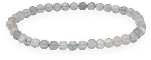 Lebensquelle Plus Mini Kugelarmband | 4mm | Hochwertiges Edelsteinarmband (Labradorit)
