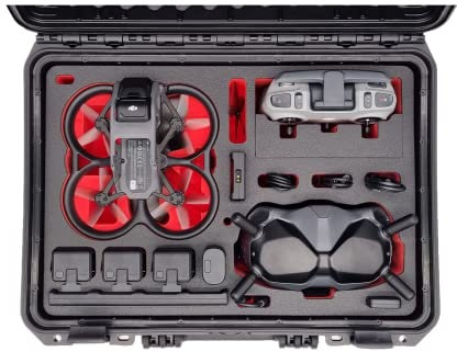 MC-CASES Professioneller Transportkoffer speziell passend für DJI Avata Combo - Fly More Set - Made in Germany