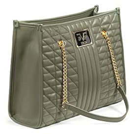 19V69 ITALIA Damen Elenar Silver Shopper Bag, Taupe