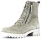 Gabor Damen Combat Boots, Frauen Stiefeletten,Wechselfußbett,Moderate Mehrweite (G),uebergangsschuhe,salvia (Flausch),37 EU / 4 UK
