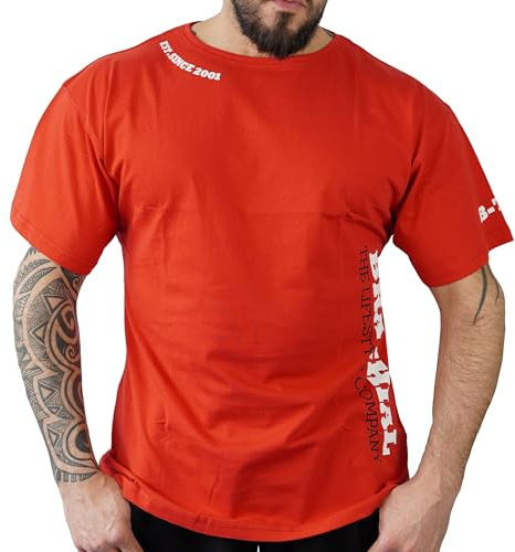 Brachial Premium Herren T-Shirt Gym Loose-Fit - für Freizeit Bodybuilding Workout Gym Kraftsport Fitness