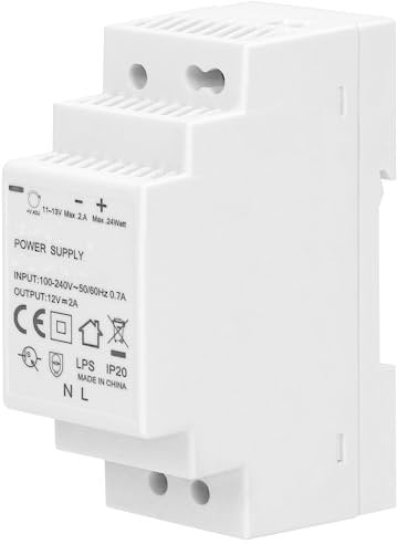 Miratic Alimentatore 12V Guida DIN (2A / 24W / 2 moduli)