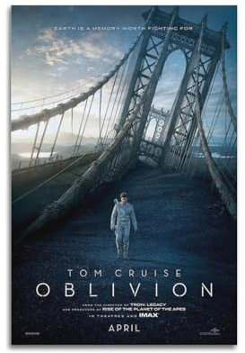 VZRSQZK Oblivion Filmposter, dekoratives Gemälde, Leinwand-Wandposter und Kunstdruck, modernes Familienschlafzimmer-Dekor-Poster, 30 x 45 cm