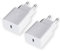 Caricatore USB C da Muro, 2-Pack Caricabatterie Alimentatore Presa USB di Tipo C Porte, Spina per Samsung Galaxy S10+, S9+, S8+, S8 S9 S10 Plus, S10e, A50, A51, A34, A20, A20e, Z Flip3, Z Fold2 5G