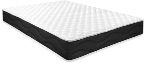 Homey Viskoelastische Matratze Sleep Pro wendbar (Winter-Sommer), Härtegrad mittel bis hoch, Dicke 20 cm, milbendicht, antibakteriell und hypoallergen, 90 x 180 cm