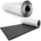 1QM Lot de 2 rouleaux de tapis acoustiques autocollants en mousse pour voiture, caravane, 50 x 200 x 1 cm, ignifuge, étanche