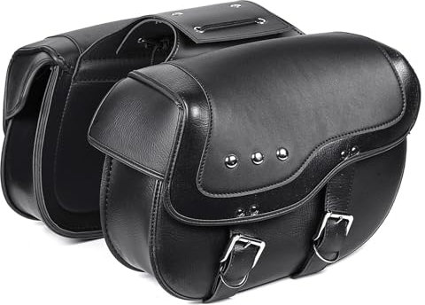 FEEGAR Leder & Satteltaschen Motorrad Satteltasche Seite Werkzeug Gepäcktaschen Satteltaschen Aufbewahrungstasche Für Chopper Für Bobber Custom Motorrad Werkzeugtasche