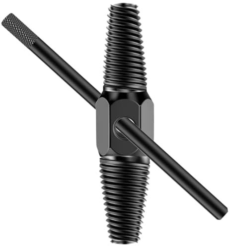 Extractor de tornillos de doble cabeza de 1/2 y 3/4 pulgadas con palo, rosca izquierda, extractor de tornillos de tubo, extractor de pernos para limpieza de tuberías, mantenimiento de machos