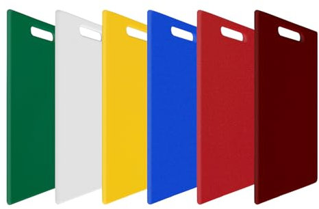 AEX Large Cutting Board for Fruits & Vegetables - Rectangle Plastic Board - BPA Free