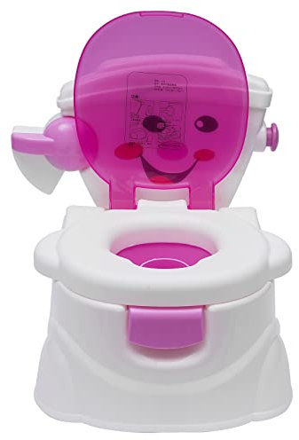 Mini-Toilette Baby T?pfchen Kindertoilette Toilettentrainer Kinder Toilette töpfchen - Lern mit Rückenlehne Babytoilette Baby- und Bequem, rutschfest, spritzwassergeschützt geruchshemmend