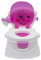 Mini toilette pour bébé - Apprentissage de la propreté - Avec dossier - Confortable - Antidérapant - Anti-éclaboussures - Anti-odeurs