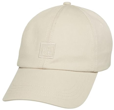 Marc O'Polo Herren Cap aus Bio-Baumwolle verstellbar, Beige (Gray Silk), One Size