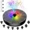 iLogic Led Solar Springbrunnen Mit Buntes Teichpumpe Solarbrunnen Wasserpumpe Fontäne Pumpesolar Gartenbrunnen Led Schwimmende Wasserpumpe Für Einen Gartenteich Teich