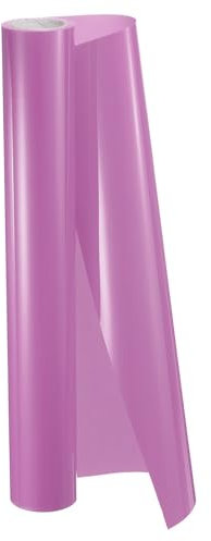 sourcing map HTV Heat Transfer Vinyl 11.8 x 5ft Roll PU Pink Iron on Vinyl for All Cutter Machine, Easy to Cut & Weed