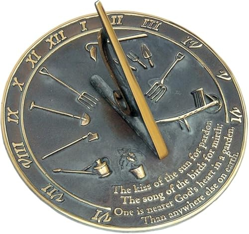 ANTIQUEMEDIEVAL Sonnenuhr Kiss of the Sun, Messing