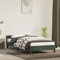 IKAYAA Bettgestell 80 x 200 cm Bett mit Lattenrost und Kopfteil Polsterbett 80 x 200 Jugendbett Einzelbett für Erwachsene & Jugendliche Samt-Grün-80 x 200 cm