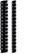 Eawfgtuw Tree Trunk Protectors, Spiral Tree Guards, 2 Pack Black Plastic Guards, Sapling and Shrub Protector for Against Deer Cats Rodents