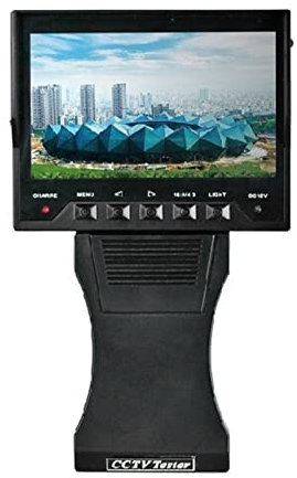 Tester TVCC con monitor Tester for monitor CCTV portatile da 4,3 pollici, formato video NTSC/PAL, monitor for tester CCTV di sicurezza for tester for telecamere IP, uscita DC12V Test dei cavi