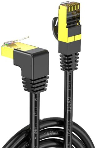 Zxfdsfdbnm Câble patch Ethernet Cat8 rapide 10 Gbit/s - Câble réseau RJ45 10 Gbit/s