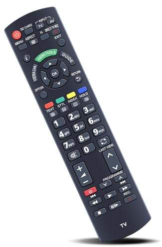 MOVHEIYL N2QAYB000487 Telecomando di ricambio per Panasonic Plasma TV TX-P42C3E TX-P42CX3E TX-P42S20BA TX-P42S20E TX-L42U3B TX-L42U3E TX-LF32S20 TX-P37C2E TX-P37X20B TX-P37X20B E TX-P42 C2B TX-P42U20E
