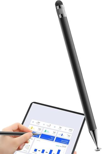 Silikonstifte für Touchscreens - Aluminium - -Werkzeug, Doppelkopf -Stift | 13.4x0.9cm Präzisionstipp ohne Ladefunktion, reaktionsschnelles Eingabegerät für Mobiltelefone, Tablets und kreativ