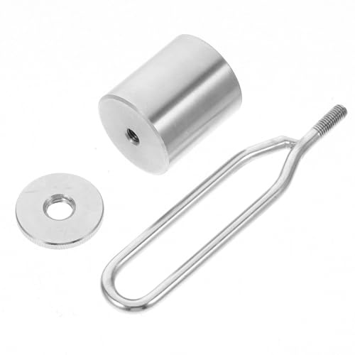KICHOUSE Rotisserie Balance Weight Stainless Steel Skewer Holder for Electric Grill Rack and Barbecue Cooking
