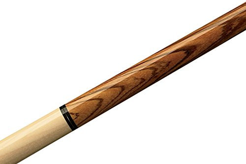 Players JB9 Break/Jump-Queue für Pool-Billard mit aus Ahorn und Zebraholz mit extraharter 14mm Break-Jump-Pommeranze